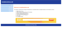 Tablet Screenshot of installsolutions.net